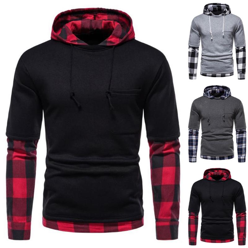 Men's Hoodies & Sweatshirts Jumper Patchwork Sweatshirt Winter Autumn Lattice Slim Warm Mens Hoodie Fashion Hooded Long Sleeve Casual Pullov, Black
Men's Hoodies & Sweatshirts Jumper Patchwork Sweatshirt Winter Autumn Lattice Slim Warm Mens Hoodie Fashion Hooded Long Sleeve Casual Pullov, Black