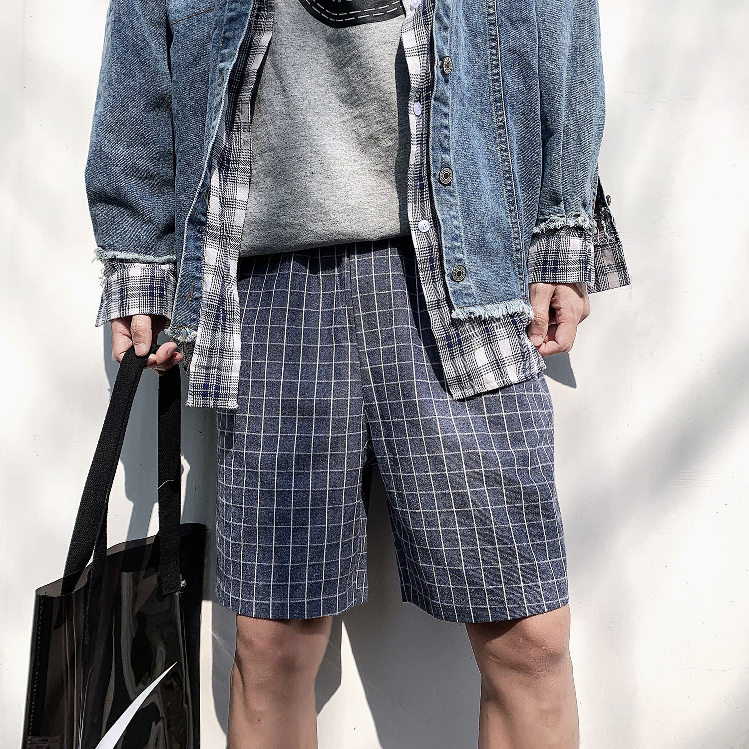 2021 New Summer Men's Lattice Printing Harem Casual Male Cotton Mens Jogger Shorts Multi-pocket for Gym Bodybuilding Beach Short Np4x, Blue
2021 New Summer Men's Lattice Printing Harem Casual Male Cotton Mens Jogger Shorts Multi-pocket for Gym Bodybuilding Beach Short Np4x, Blue