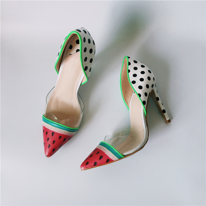 dress shoes women leather high heels wedding woman pointed toe watermelon print pumps large size 42 zapatillas mujer chaussure ea3, Black
dress shoes women leather high heels wedding woman pointed toe watermelon print pumps large size 42 zapatillas mujer chaussure ea3, Black