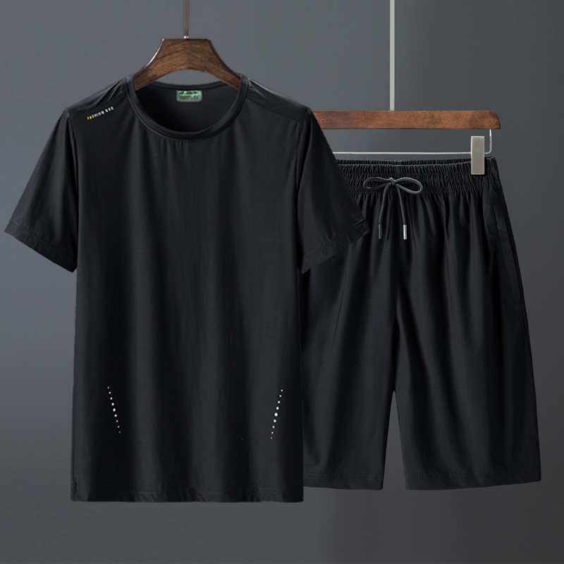 New 2021 Summer Chinese Black White Tracksuits Men's Sport Short Sleeves T-shirt+pants Sportswear Brand Sporting Suit Clothess Oiu6, Tz0988 3
New 2021 Summer Chinese Black White Tracksuits Men's Sport Short Sleeves T-shirt+pants Sportswear Brand Sporting Suit Clothess Oiu6, Tz0988 3