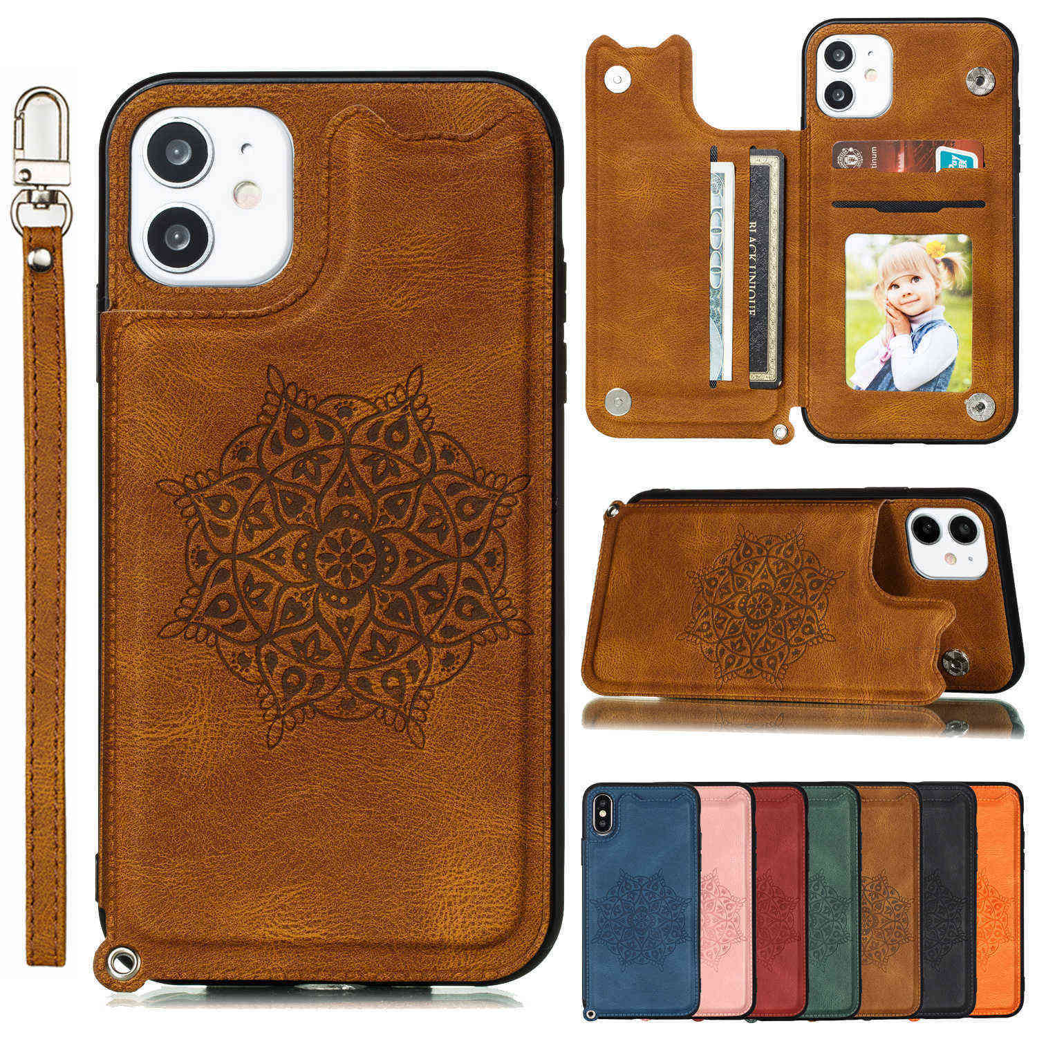 Slim Fit Leather Cover For iPhone 13 12 11 Pro XR XS X Max 6 6s 7 8 Plus SE 2 mini Wallet Case Card Slots Shockproof Flip Shell
Slim Fit Leather Cover For iPhone 13 12 11 Pro XR XS X Max 6 6s 7 8 Plus SE 2 mini Wallet Case Card Slots Shockproof Flip Shell