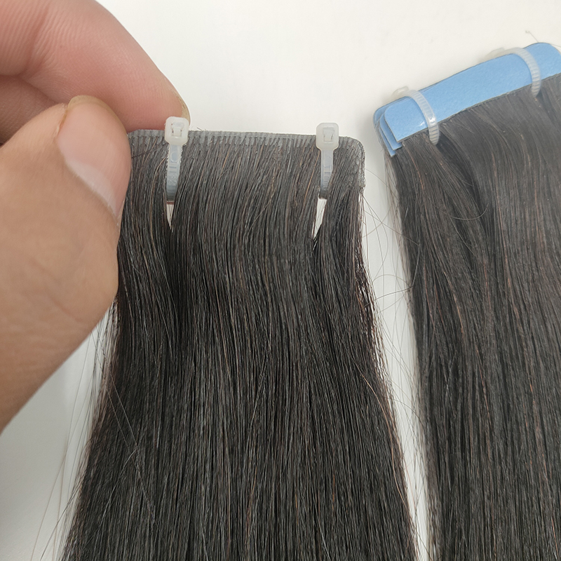 New Product Human Hair Clip In Extensions Skin Weft Seamless Invisible Tape Remy Hair 100g Natural Black Blonde 18 20 22 24inch