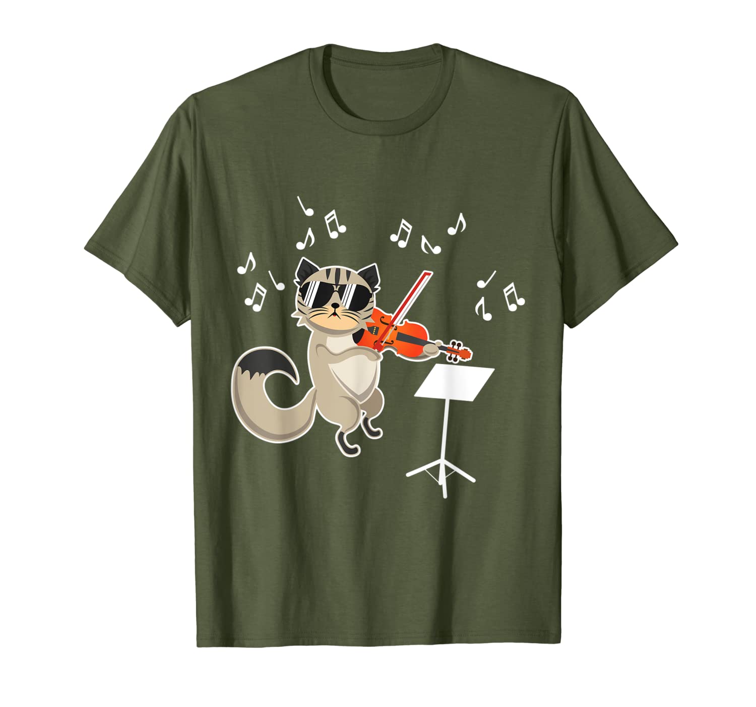 cat playing violin tshirt - cat violin shirt, White;black
cat playing violin tshirt - cat violin shirt, White;black