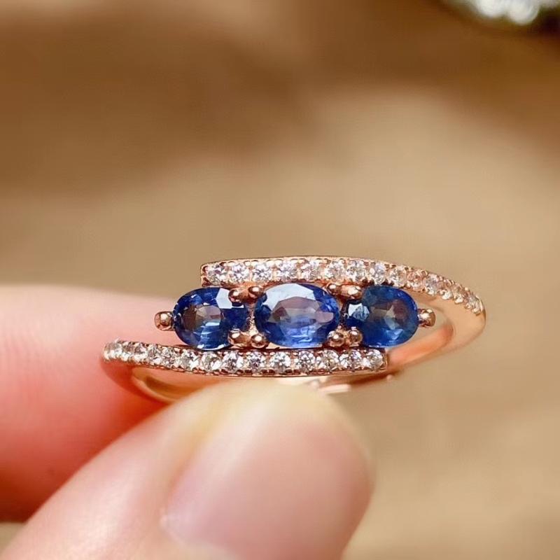Cluster Rings CoLife Jewelry 100% Real Sapphire Ring 4 Pieces 3mm*4mm Natural 925 Silver Gift For Woman
Cluster Rings CoLife Jewelry 100% Real Sapphire Ring 4 Pieces 3mm*4mm Natural 925 Silver Gift For Woman