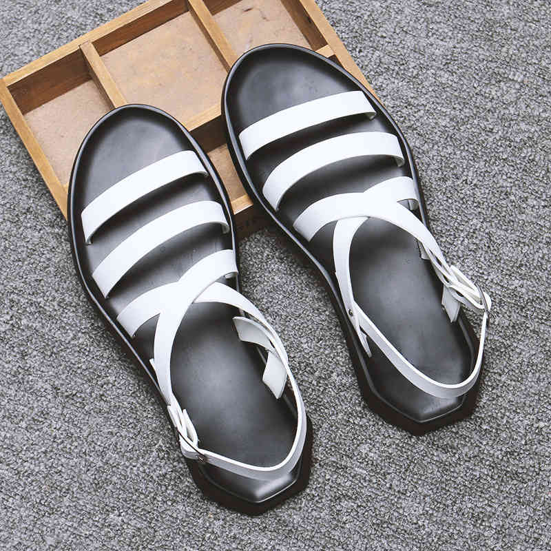 slippers 2021 summer mens sandals leather men shoes flat beach male black white soft comfortable a1151 br81
slippers 2021 summer mens sandals leather men shoes flat beach male black white soft comfortable a1151 br81