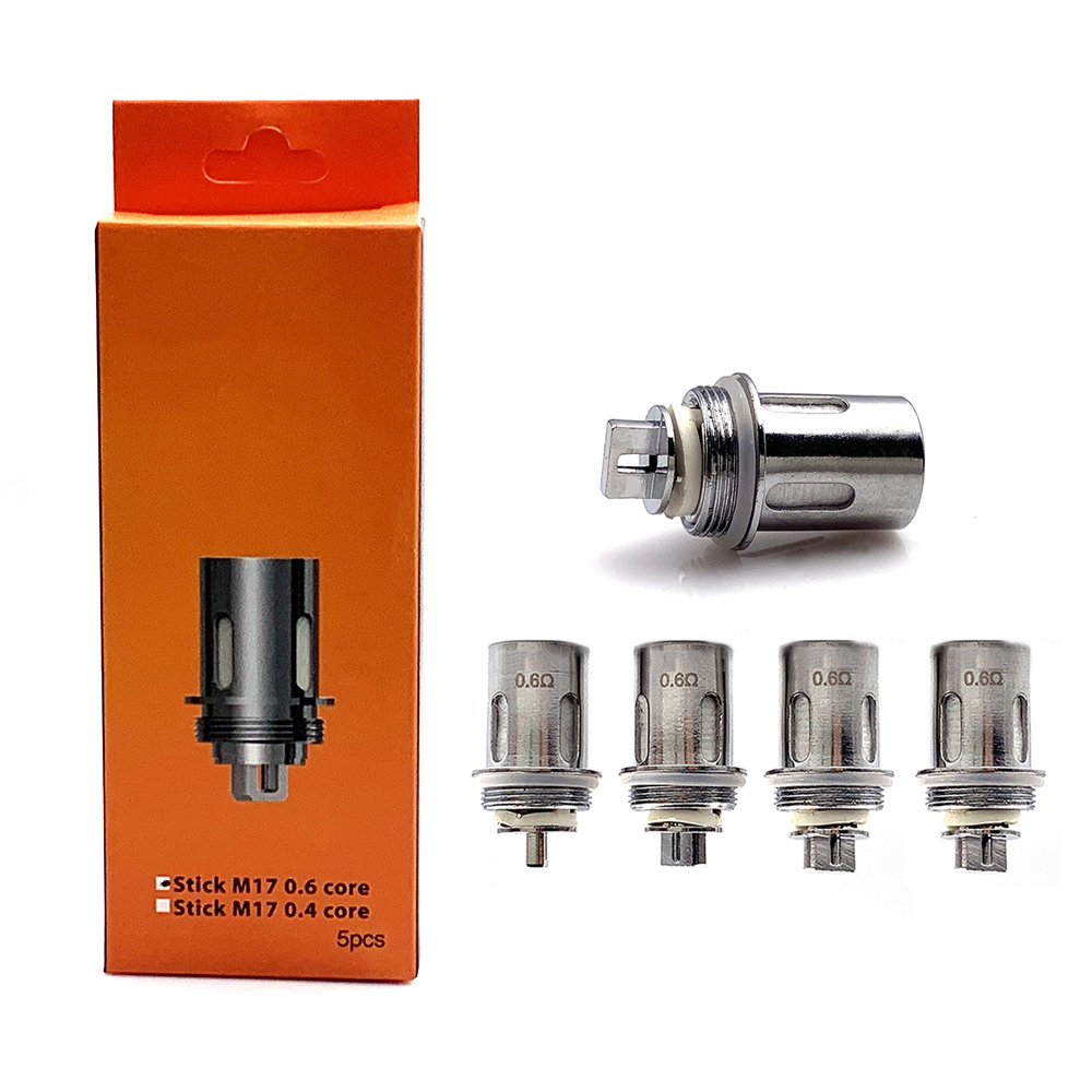 Stick M17 0.4ohm 0.6ohm Replacement Dual Coil for Stick PRIV M17 AIO Vape Kit Unique Electronic Cigarette Coils Head
Stick M17 0.4ohm 0.6ohm Replacement Dual Coil for Stick PRIV M17 AIO Vape Kit Unique Electronic Cigarette Coils Head