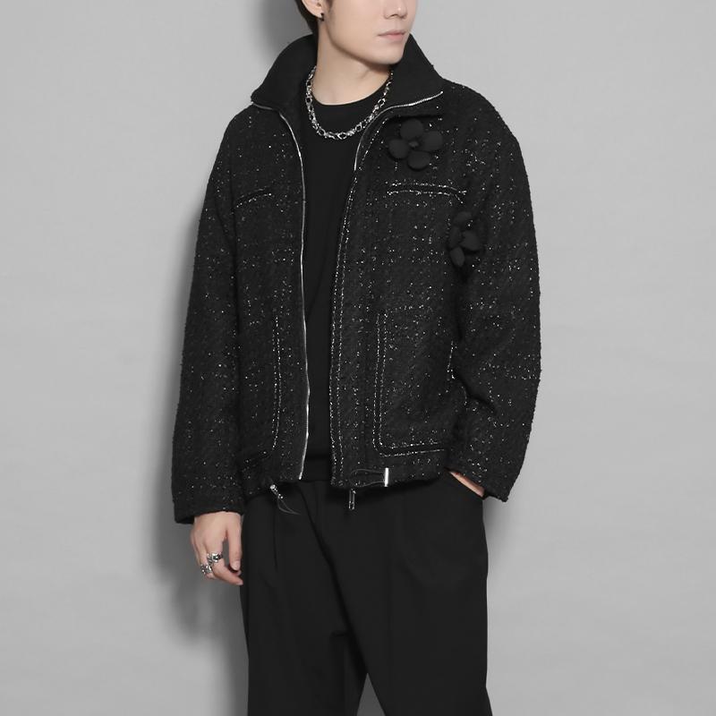 Men's Jackets RK2173 Fashion Coats & 2021 Runway Luxury European Design Party Style Clothing, Black;brown 
Men's Jackets RK2173 Fashion Coats & 2021 Runway Luxury European Design Party Style Clothing, Black;brown