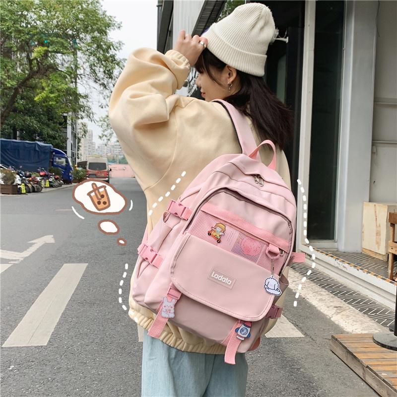 Backpack Fashion Women Kawaii Summer Waterproof Nylon Travel Rucksack Girl Book Schoolbag Cute Femal Leisure Shoulder Mochilas, Black
Backpack Fashion Women Kawaii Summer Waterproof Nylon Travel Rucksack Girl Book Schoolbag Cute Femal Leisure Shoulder Mochilas, Black