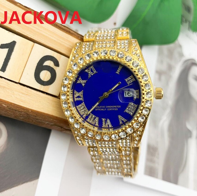 Shinning Diamonds Iced Out Watches 40mm Full Stainless Steel Men Women Quartz Movement montre Watch Gift Party Wristwatch Clock, Slivery;brown
Shinning Diamonds Iced Out Watches 40mm Full Stainless Steel Men Women Quartz Movement montre Watch Gift Party Wristwatch Clock, Slivery;brown