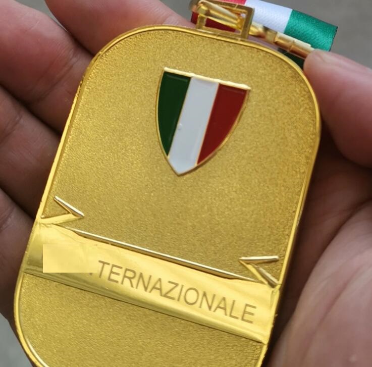 20/21 Serie Italia A Champions Alloy Medal Collectable Milan League Finals Medals as Collections or Fan Gifts