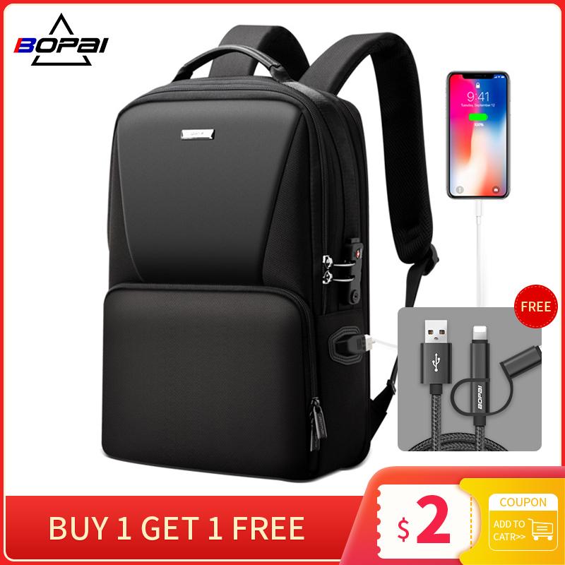 Backpack BOPAI Waterproof Black Computer Bag Increased Large Capacity Fit For 15.6 Inches Laptop
Backpack BOPAI Waterproof Black Computer Bag Increased Large Capacity Fit For 15.6 Inches Laptop