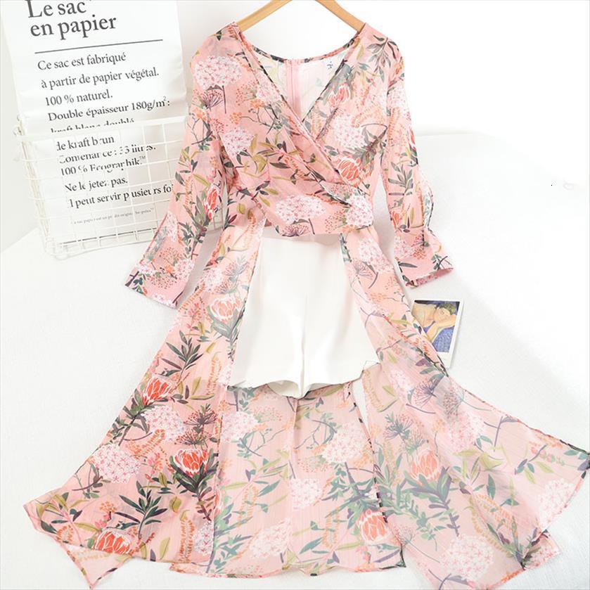 summer elegant floral print shorts womenpant two piece set casual long sleeve asymmetrical chiffon shirt and white
summer elegant floral print shorts womenpant two piece set casual long sleeve asymmetrical chiffon shirt and white
