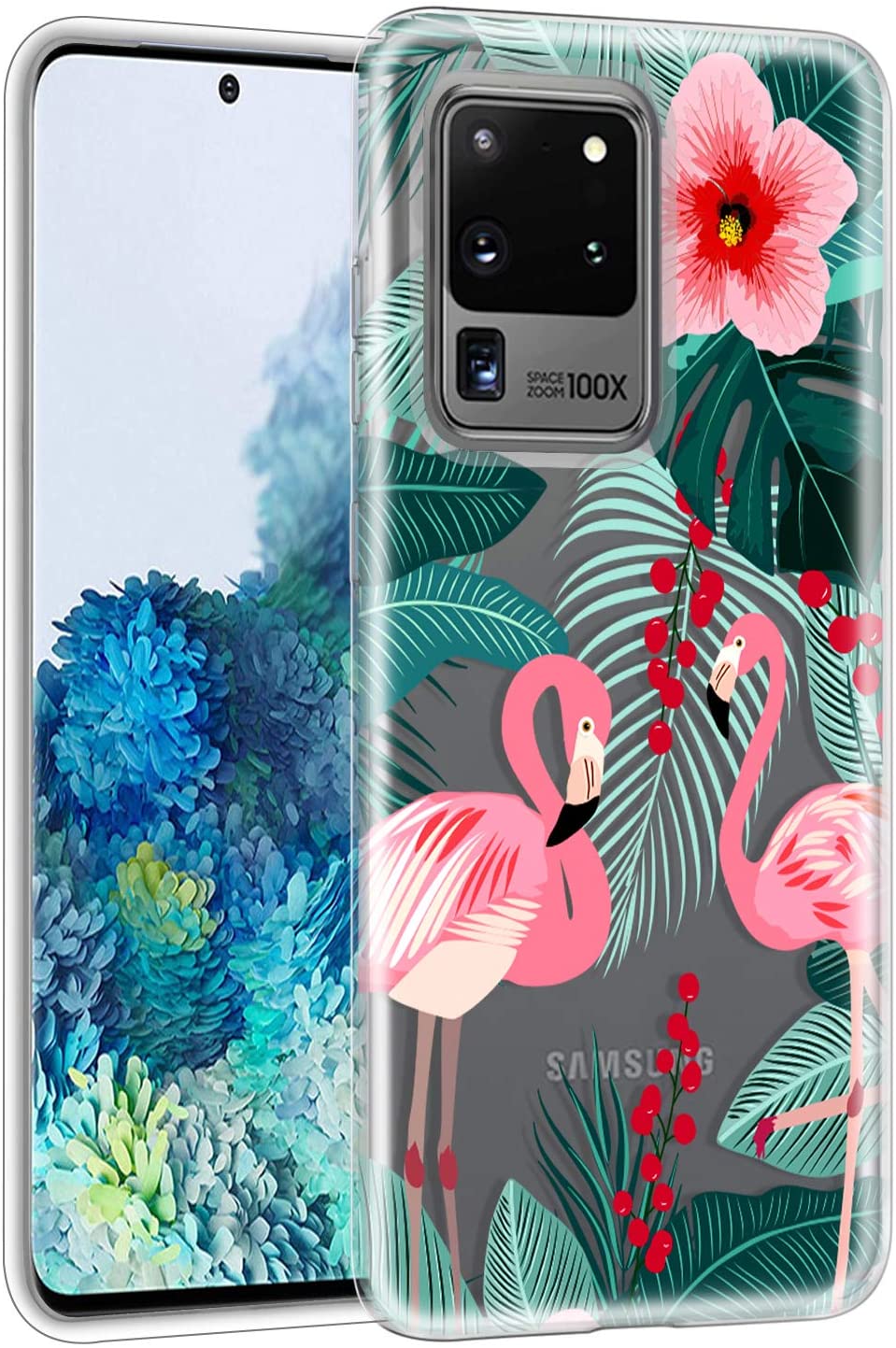For Galaxy S20 Ultra 6.9 Inch Flaming Case 2020 Release, Flower Clear Design TPU Bumper Protective Silicone Shockproof Protective Case
For Galaxy S20 Ultra 6.9 Inch Flaming Case 2020 Release, Flower Clear Design TPU Bumper Protective Silicone Shockproof Protective Case