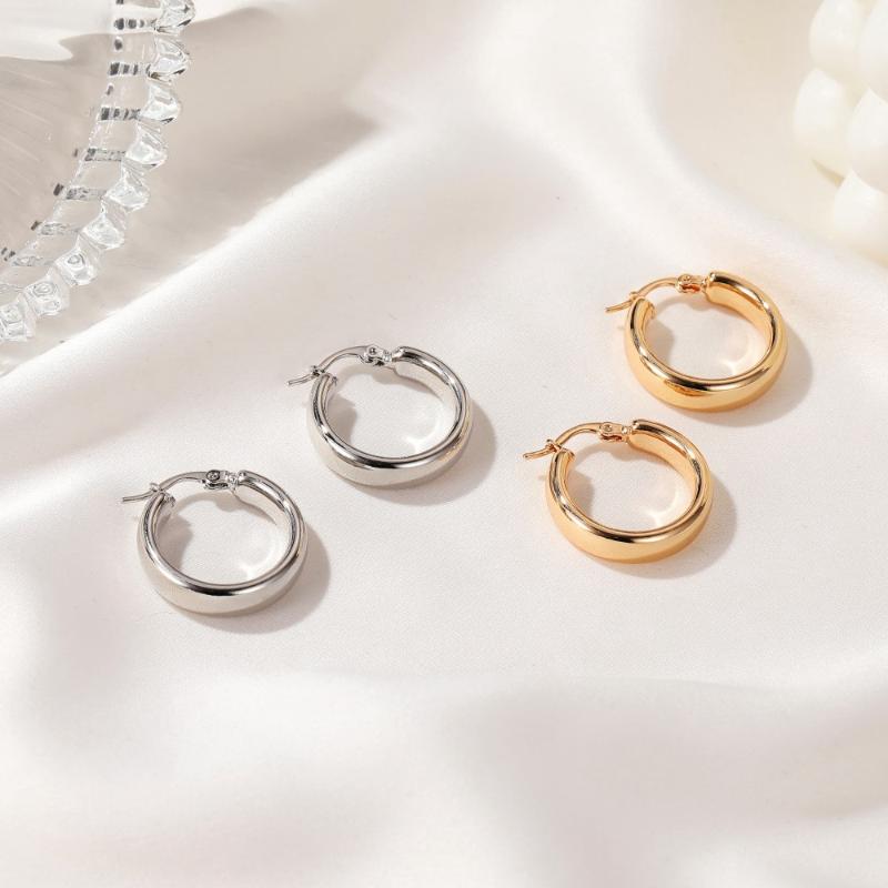 Hoop & Huggie Fashion Round Circle Pendant Women's Earrings Simple Thicken Metal Trendy Punk Ring Ear Jewelry 2021
Hoop & Huggie Fashion Round Circle Pendant Women's Earrings Simple Thicken Metal Trendy Punk Ring Ear Jewelry 2021