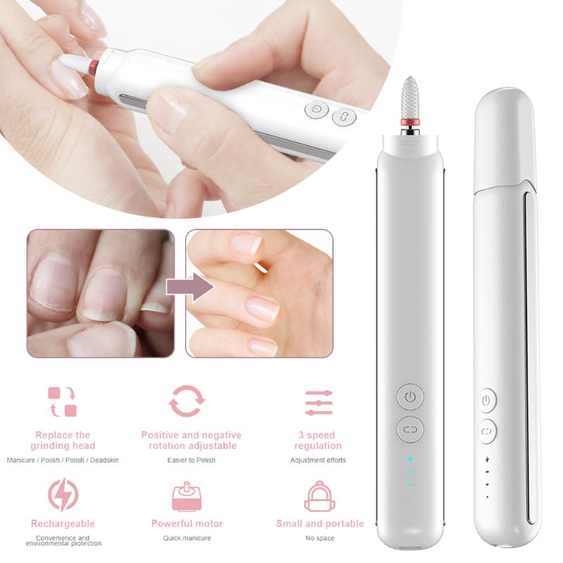 Nail Drill & Accessories Electric 13000RPM Portable Manicure Tool 3 Gears Adjustment Rechargeable File For Polishing Buffing
Nail Drill & Accessories Electric 13000RPM Portable Manicure Tool 3 Gears Adjustment Rechargeable File For Polishing Buffing