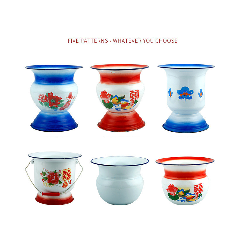 Hot Chinese Traditional Enamel Bowl Fruit Basket Kitchen Champagne Ice Bucket Enamel Bowl Enamel Spittoon Pottery
Hot Chinese Traditional Enamel Bowl Fruit Basket Kitchen Champagne Ice Bucket Enamel Bowl Enamel Spittoon Pottery