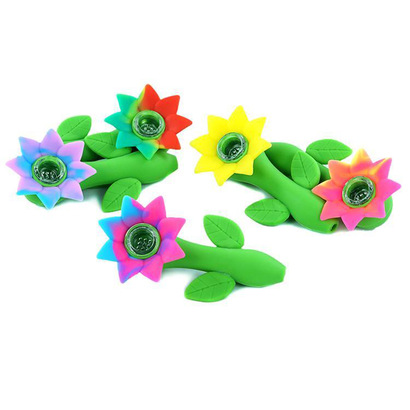 smking pipes 4.6"sunflower smoking pipe silicone Unbreakable hand Pipes glass bowl tobacco Oil Rigs festival gift Portable
smking pipes 4.6"sunflower smoking pipe silicone Unbreakable hand Pipes glass bowl tobacco Oil Rigs festival gift Portable
