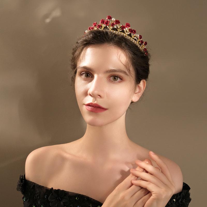 Hair Clips & Barrettes Bridal Crown Headwear Luxury Alloy Rhinestones Inlaid Headband For Female Wedding Birthday Accessories BN, Golden;silver
Hair Clips & Barrettes Bridal Crown Headwear Luxury Alloy Rhinestones Inlaid Headband For Female Wedding Birthday Accessories BN, Golden;silver