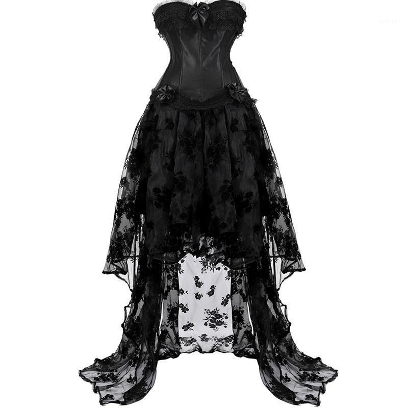 Bustiers & Corsets 51 Corset Dresses Set High And Low Skirt Tulle Long Party Floral Lace Corselet Overbust Bustier Plus Size Gothic Sexy, 0707020red
Bustiers & Corsets 51 Corset Dresses Set High And Low Skirt Tulle Long Party Floral Lace Corselet Overbust Bustier Plus Size Gothic Sexy, 0707020red