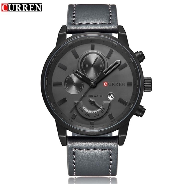 Relogio Masculino 2021 Brand Luxury Leather Waterproof Calendar True Three Eyes Quartz Men Watch Casual Sport Clock Wristwatches X0524, Grey
Relogio Masculino 2021 Brand Luxury Leather Waterproof Calendar True Three Eyes Quartz Men Watch Casual Sport Clock Wristwatches X0524, Grey