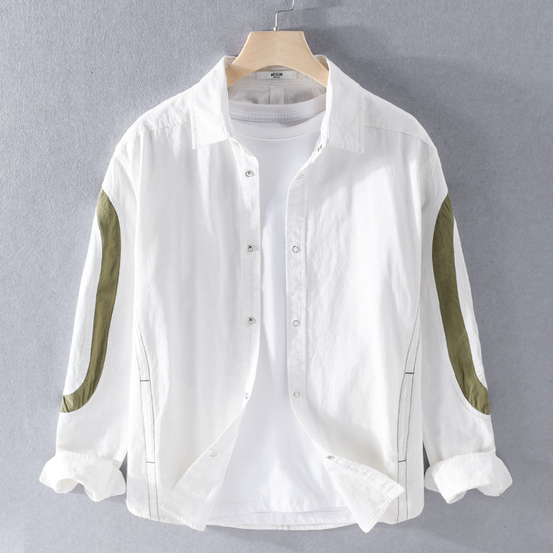 2021 Casual Manga Long of Pure Male Cotton Make Comfortable Shirts for Men in the Men's Shirt Fashion 313h, Green.
2021 Casual Manga Long of Pure Male Cotton Make Comfortable Shirts for Men in the Men's Shirt Fashion 313h, Green.