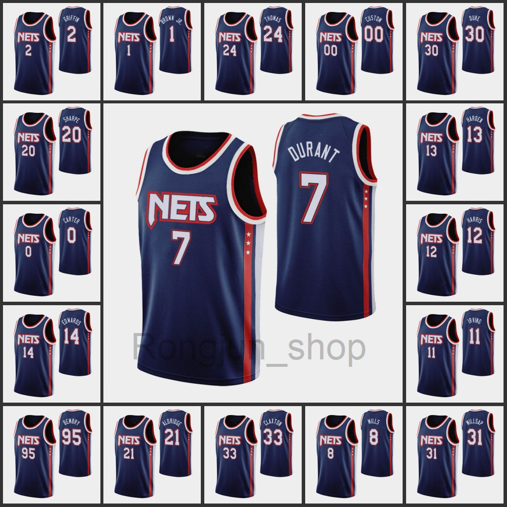 2021-22 Printed Brooklyns James Men Harden Kyrie Irving Kevin Durant Patty Mills Joe Harris 75th Anniversary Net jerseys
2021-22 Printed Brooklyns James Men Harden Kyrie Irving Kevin Durant Patty Mills Joe Harris 75th Anniversary Net jerseys
