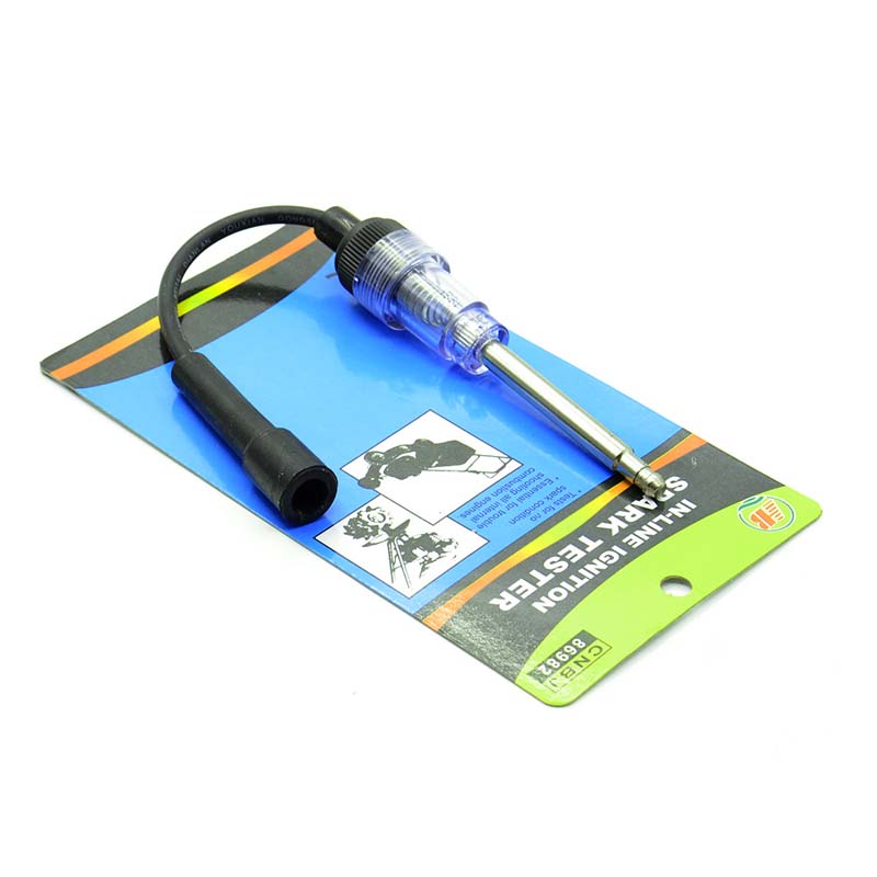 Vehicle Spark Plug Tester Ignition Repair Kit Tool 12V In-Line Cars Igniton-Spark Wire Test Detector Tools