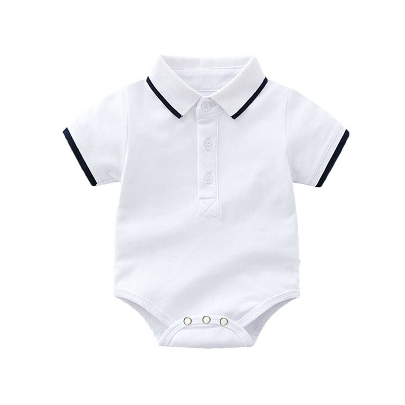 Top and Top Summer Fashion Newborn Boys Formal Clothing Set Cotton Romper Top+ Shorts Baby Gentleman Suit Kids Boys Clothes Sets 210309