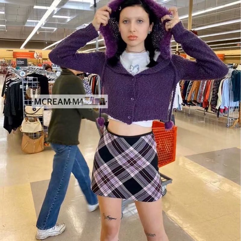 Summer school skirt mini plaid skirt jupe short femme sexy cosplay high waisted jupe satin cute skirt 210306