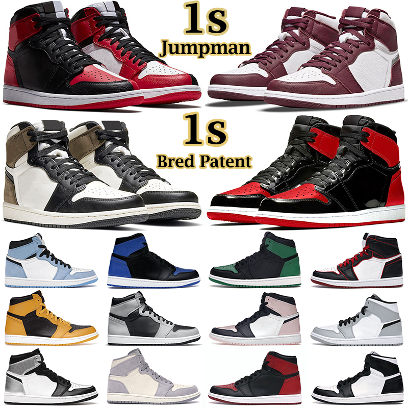 men women basketball shoes 1s jumpman 1 High Mid top Bordeaux Atmosphere Bred Patent University Blue Hyper Royal Bloodline mens trainers spo
men women basketball shoes 1s jumpman 1 High Mid top Bordeaux Atmosphere Bred Patent University Blue Hyper Royal Bloodline mens trainers spo