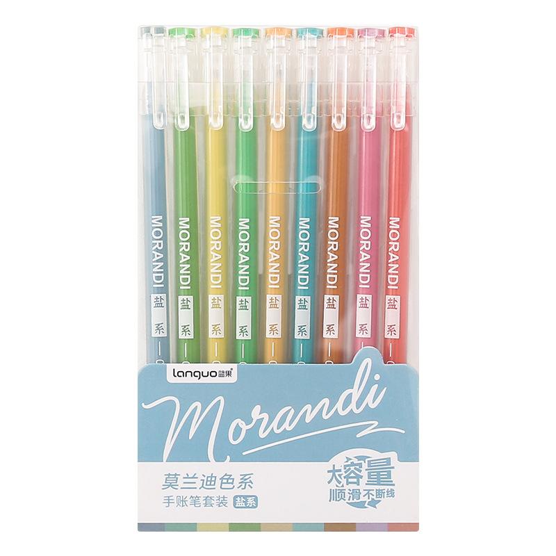9PCS/Lot Morandi Colored Gel Pen Vintage 0.5mm Writting Drawing Ink Pen Set Stationery School Marker Supplies Gift For Student
9PCS/Lot Morandi Colored Gel Pen Vintage 0.5mm Writting Drawing Ink Pen Set Stationery School Marker Supplies Gift For Student
