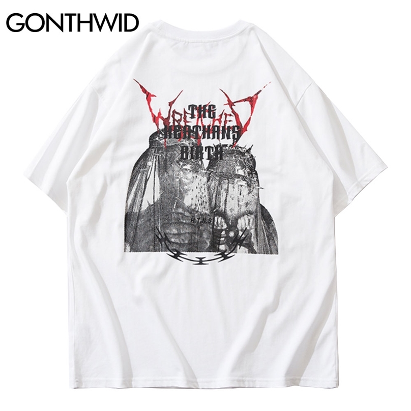 Tshirts Hip Hop Creative Print Short Sleeve Tees Shirts Streetwear Mens Harajuku Fashion Casual Cotton Loose Tops Male 210602, Black
Tshirts Hip Hop Creative Print Short Sleeve Tees Shirts Streetwear Mens Harajuku Fashion Casual Cotton Loose Tops Male 210602, Black