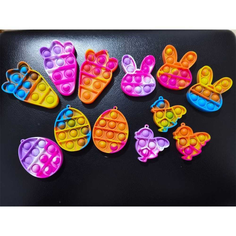 Tie Dye Cartoon Egg Bunny Carrot Chicken Shape Silicone Fidget Toys Easter 2022 Mini Children's Push Poppers Bubbles Decompression Pandents Key Chain Toy Gifts SM4RP
Tie Dye Cartoon Egg Bunny Carrot Chicken Shape Silicone Fidget Toys Easter 2022 Mini Children's Push Poppers Bubbles Decompression Pandents Key Chain Toy Gifts SM4RP