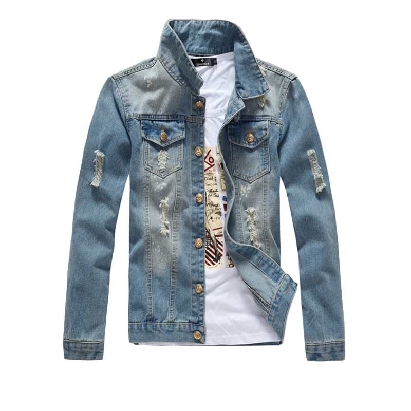 2021 New Spring Autumn Cowboy's Rasgado Casual Emailing Jacket Jeans and Cottoncoat Washed Outwear Cardigan Masculine Clothes Y2ia, Blue
2021 New Spring Autumn Cowboy's Rasgado Casual Emailing Jacket Jeans and Cottoncoat Washed Outwear Cardigan Masculine Clothes Y2ia, Blue