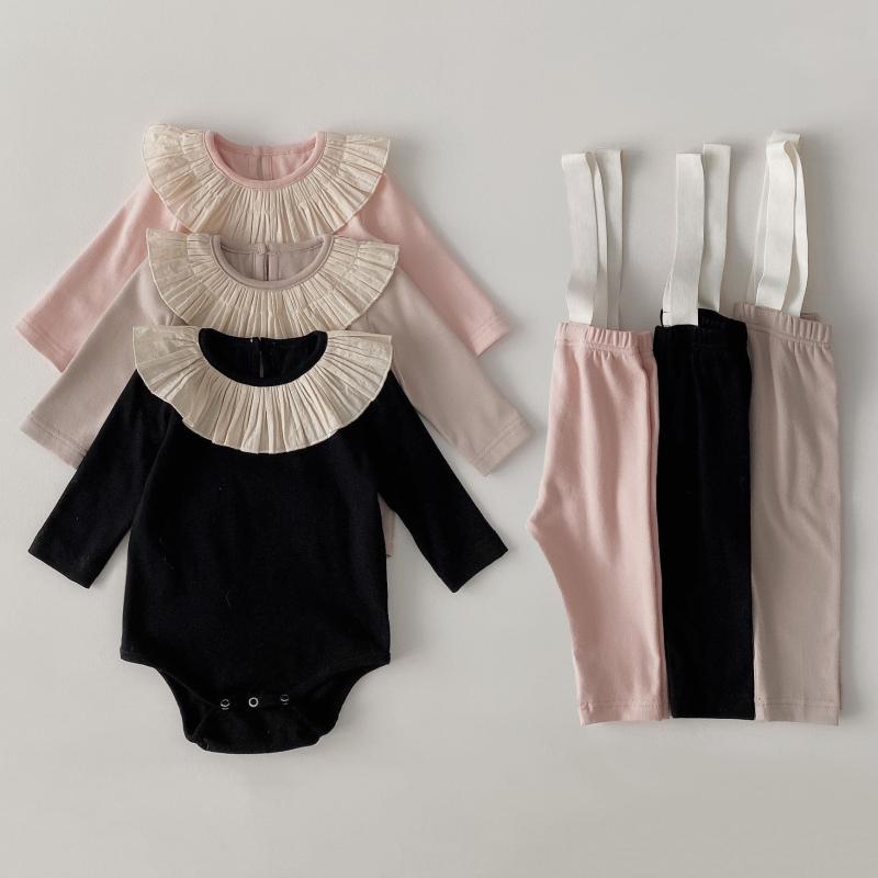 Clothing Sets 2 Pcs Born Baby Girl Clothes Infant Outfits Autumn Spring Romper + Overall Pants, White
Clothing Sets 2 Pcs Born Baby Girl Clothes Infant Outfits Autumn Spring Romper + Overall Pants, White
