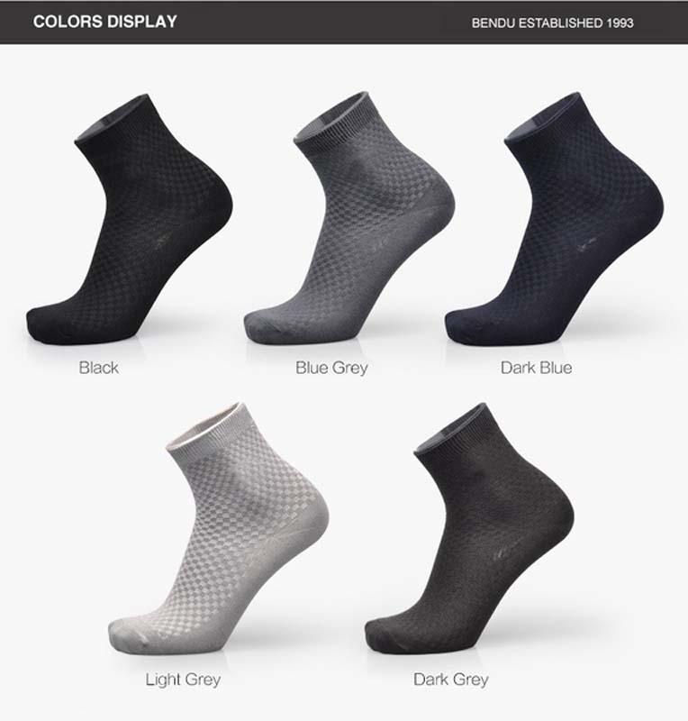 Men039s Socks 5Pairlot Men Bamboo Fiber Compression Summer Long Business Casual Sports Mens Dress Sock Gifts High Quality