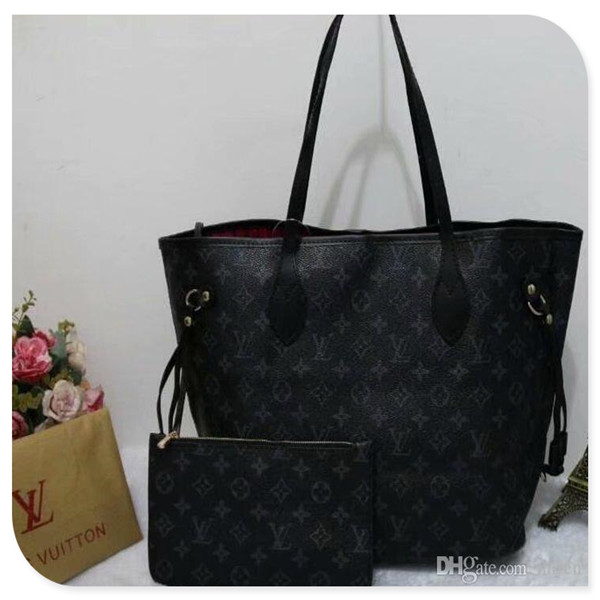 A3 size 2 pcs/set with wallet Fashion Women Classical Designer Genuine Leather luxury Shoulder Bags Tote Handbags ladies Shopping Bag Purse
A3 size 2 pcs/set with wallet Fashion Women Classical Designer Genuine Leather luxury Shoulder Bags Tote Handbags ladies Shopping Bag Purse