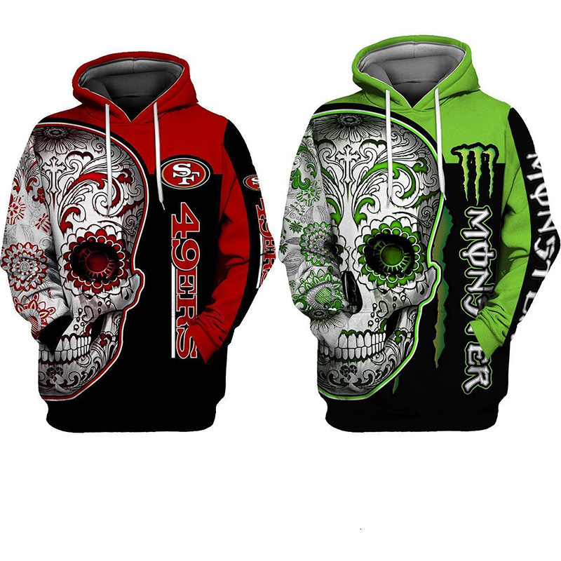 Fall / winter 2021 men' skull 3D digital print Pullover Hoodie sweater jacket, Three claws
Fall / winter 2021 men' skull 3D digital print Pullover Hoodie sweater jacket, Three claws