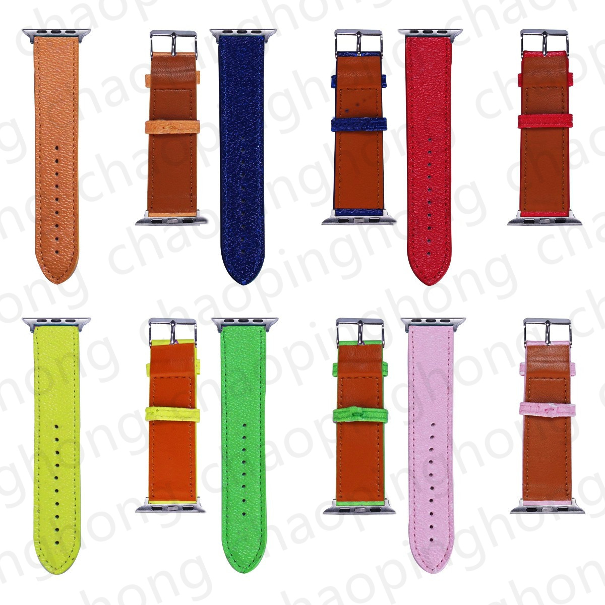 Watch Bands For iwatch Strap Series 7 1 2 3 4 5 6 SE Smart Straps 38mm 44mm 41mm 45mm Leather Wristband Stripes Luxury Women Color Watchband Fashion Halloween Gift
Watch Bands For iwatch Strap Series 7 1 2 3 4 5 6 SE Smart Straps 38mm 44mm 41mm 45mm Leather Wristband Stripes Luxury Women Color Watchband Fashion Halloween Gift