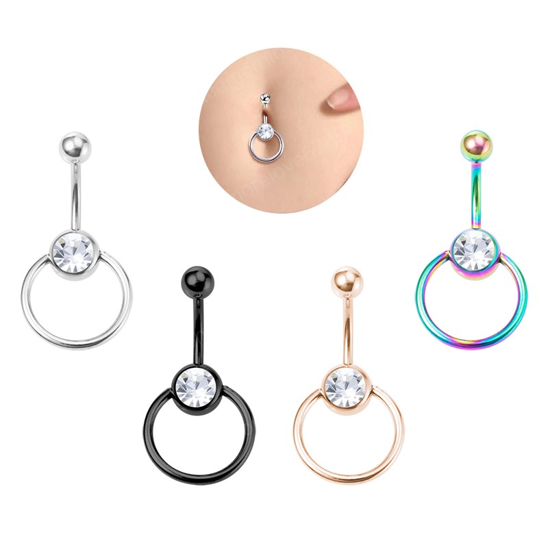 Belly Button Rings Surgical Steel Navel Piercing Ring Bar Round Ombligo Barbell for Woman Sexy Body Jewelry
Belly Button Rings Surgical Steel Navel Piercing Ring Bar Round Ombligo Barbell for Woman Sexy Body Jewelry