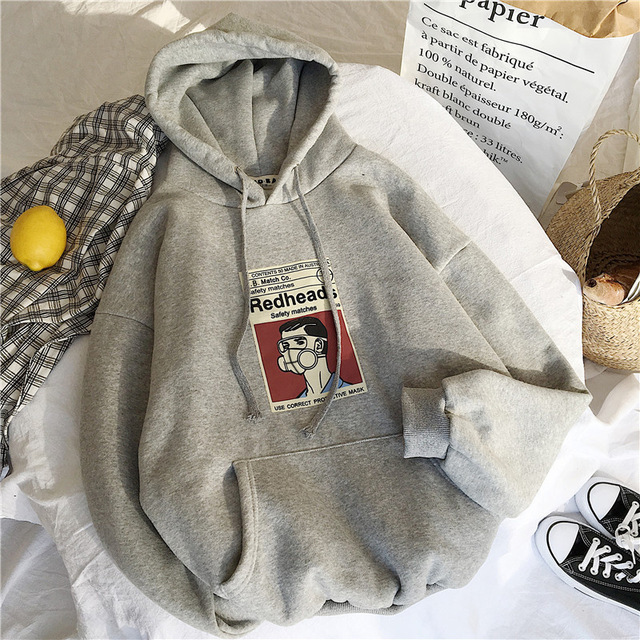 Harajuku plus size Sweatshirts Women clothing Long Sleeve oversize Hoodie clothes jacket warm Hoody Streetwear tops 201102