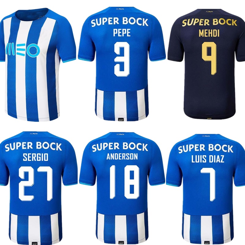 21/22 porto soccer jerseys home away 2021 2022 Sergio Oliveira Mehdi Moussa Luis Diaz Mateus Evanilson PEPE football shirt, Black
21/22 porto soccer jerseys home away 2021 2022 Sergio Oliveira Mehdi Moussa Luis Diaz Mateus Evanilson PEPE football shirt, Black