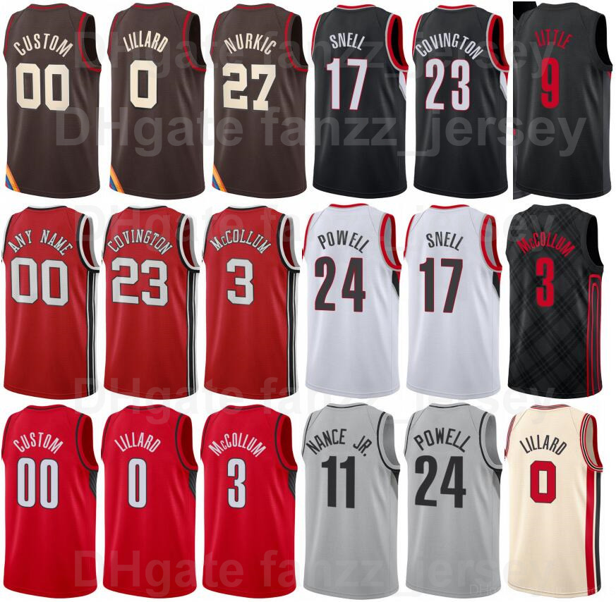 Screen Print Basketball CJ McCollum Jersey 3 Damian Lillard 0 Jusuf Nurkic 27 Robert Covington 23 Tony Snell 17 Anfernee Simons 1 Black Red
Screen Print Basketball CJ McCollum Jersey 3 Damian Lillard 0 Jusuf Nurkic 27 Robert Covington 23 Tony Snell 17 Anfernee Simons 1 Black Red