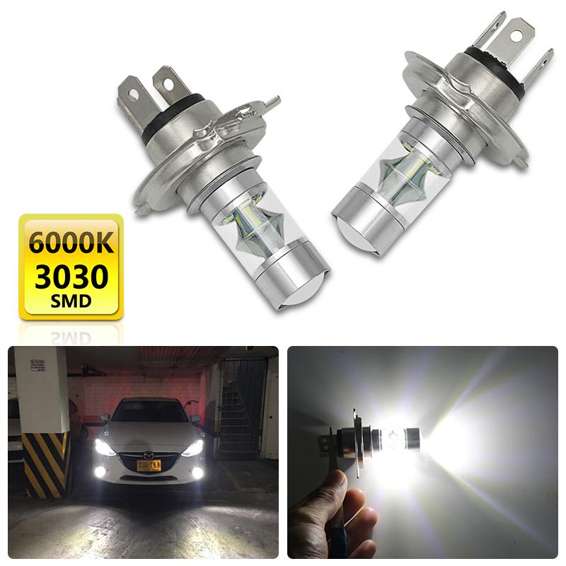Car Headlights 2PCS H4 60W LED Fog Lights Head Lamp White Light Bulb 20-SMD For Kia Sportage Cerato Sorento Ceed Rio PleYueda K2 KX3
Car Headlights 2PCS H4 60W LED Fog Lights Head Lamp White Light Bulb 20-SMD For Kia Sportage Cerato Sorento Ceed Rio PleYueda K2 KX3