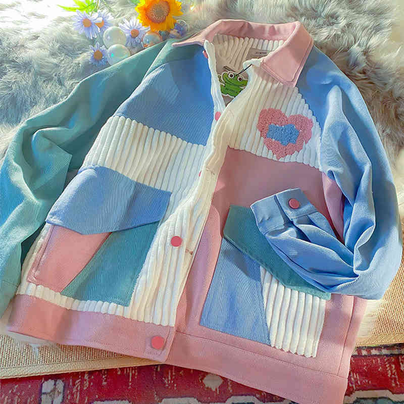 women's fur & faux korean kawaii jacket uniform baseball stitch hip-hop streetwear vintage autumn sweet long outerwear sleeve scvm, Black
women's fur & faux korean kawaii jacket uniform baseball stitch hip-hop streetwear vintage autumn sweet long outerwear sleeve scvm, Black