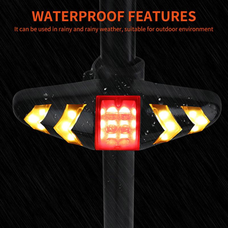 Turn Signal Light Bike Rear Tail Smart Wireless Remote Control Cycling Safety Biking Portable Dustproof Cycling Parts
Turn Signal Light Bike Rear Tail Smart Wireless Remote Control Cycling Safety Biking Portable Dustproof Cycling Parts