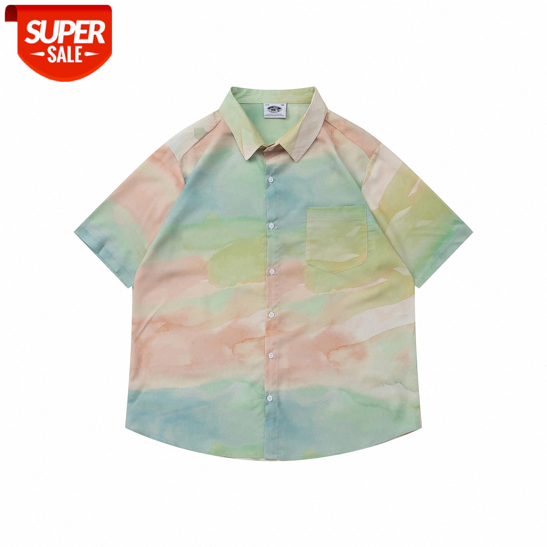 Color tie-dye graffiti loose short-sleeved shirt male street hip-hop couple casual five-point sleeve #4u04, White;black
Color tie-dye graffiti loose short-sleeved shirt male street hip-hop couple casual five-point sleeve #4u04, White;black