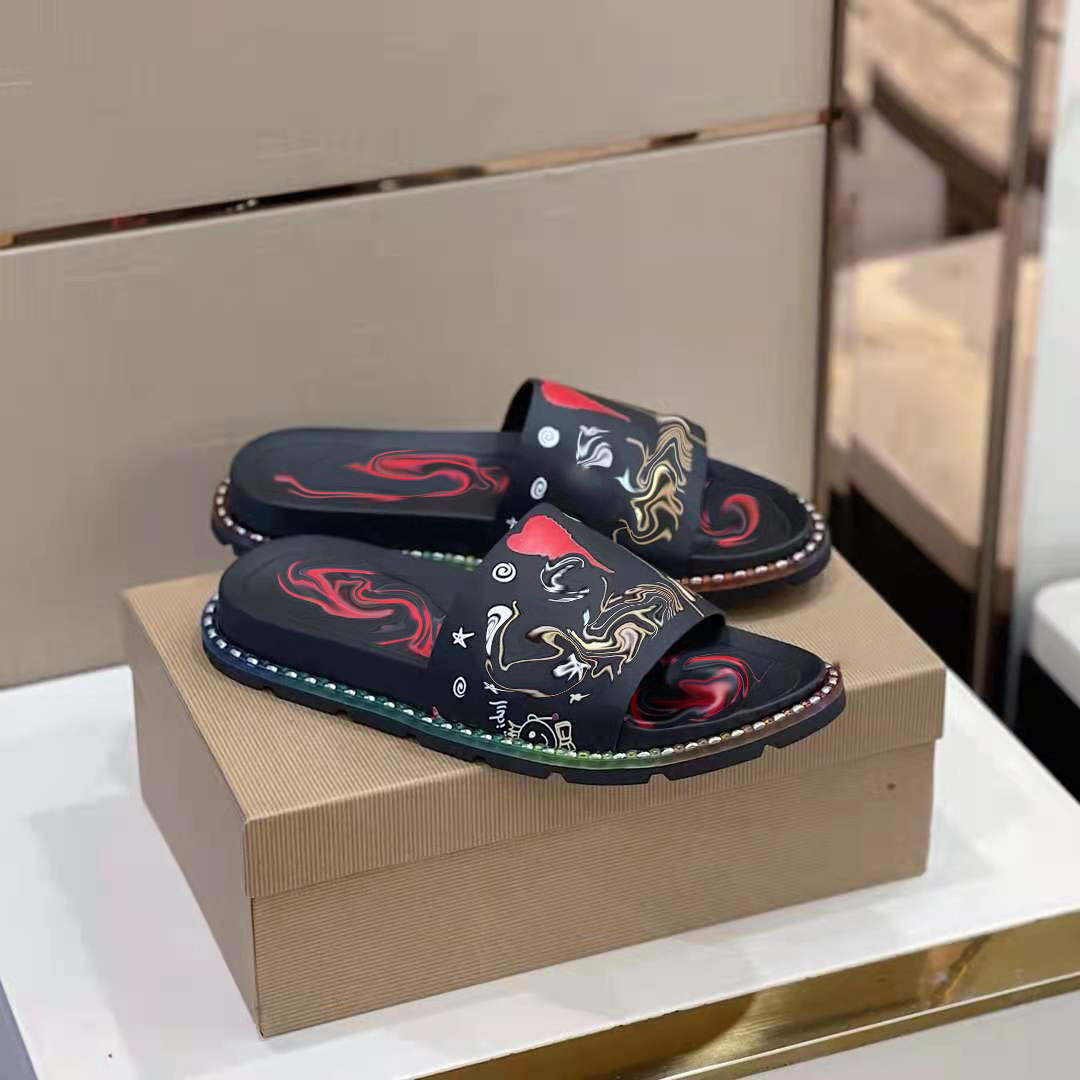 2021 Designers Mens Women Slippers Red Bottom Studs Flat Rivet Sandals Summer Outdoor Flip Flop Beach Party Slides Fashion Laser Striped
2021 Designers Mens Women Slippers Red Bottom Studs Flat Rivet Sandals Summer Outdoor Flip Flop Beach Party Slides Fashion Laser Striped