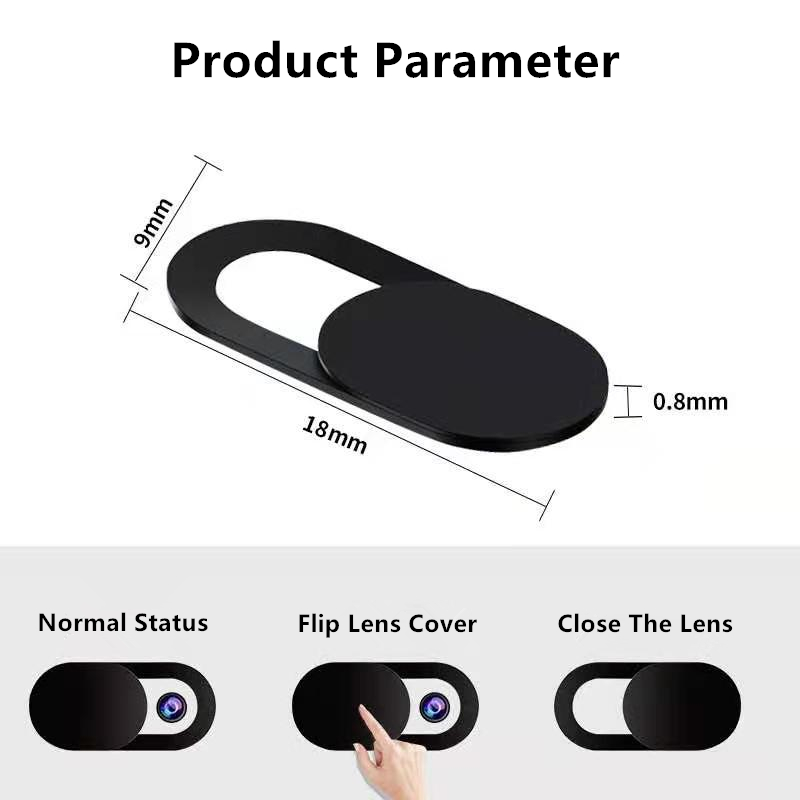 Webcam Cover Shutter Magnet Slider Plastic for Iphone Laptop Camera Web Pc Tablet Smartphone Universal Privacy Sticker