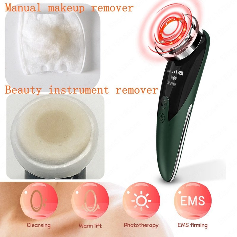 Massager For Face Care Skin Microcurrents Ultrasonic Cleaning Beauty Appliances High Frequency Radiofrequency Cleansing 220216
